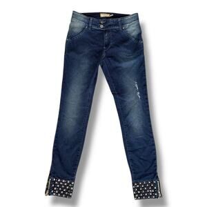 MEET WOMENS BLUE JEANS sz 27 length 28 inch